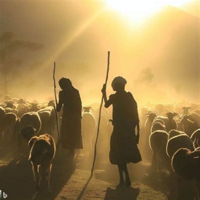  The Adoring Shepherd! -  A Journey Through Ethiopian Folklore and the Bonds of Love